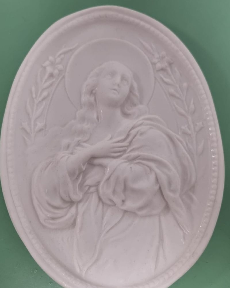 GUANTES BLANCOS DE NAZARENO100% ALGODÓN. 9 Virgen Inmaculada para Pared en Polvo de Alabastro