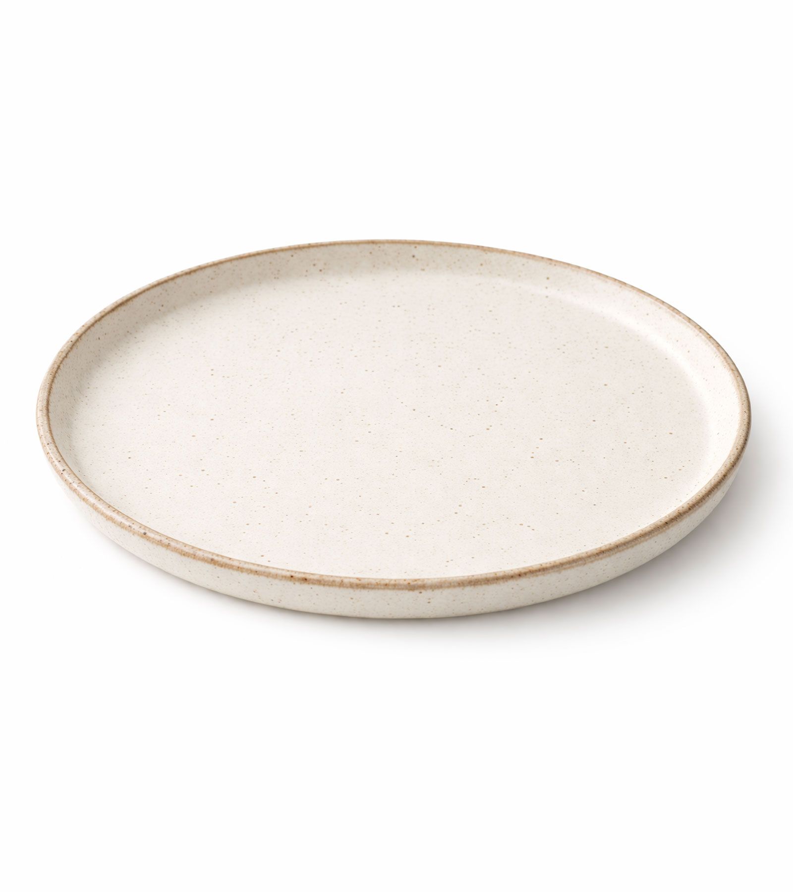 Comprar Bandeja de cerámica artesanal arena 28 cm para centro de mesa o recibidor