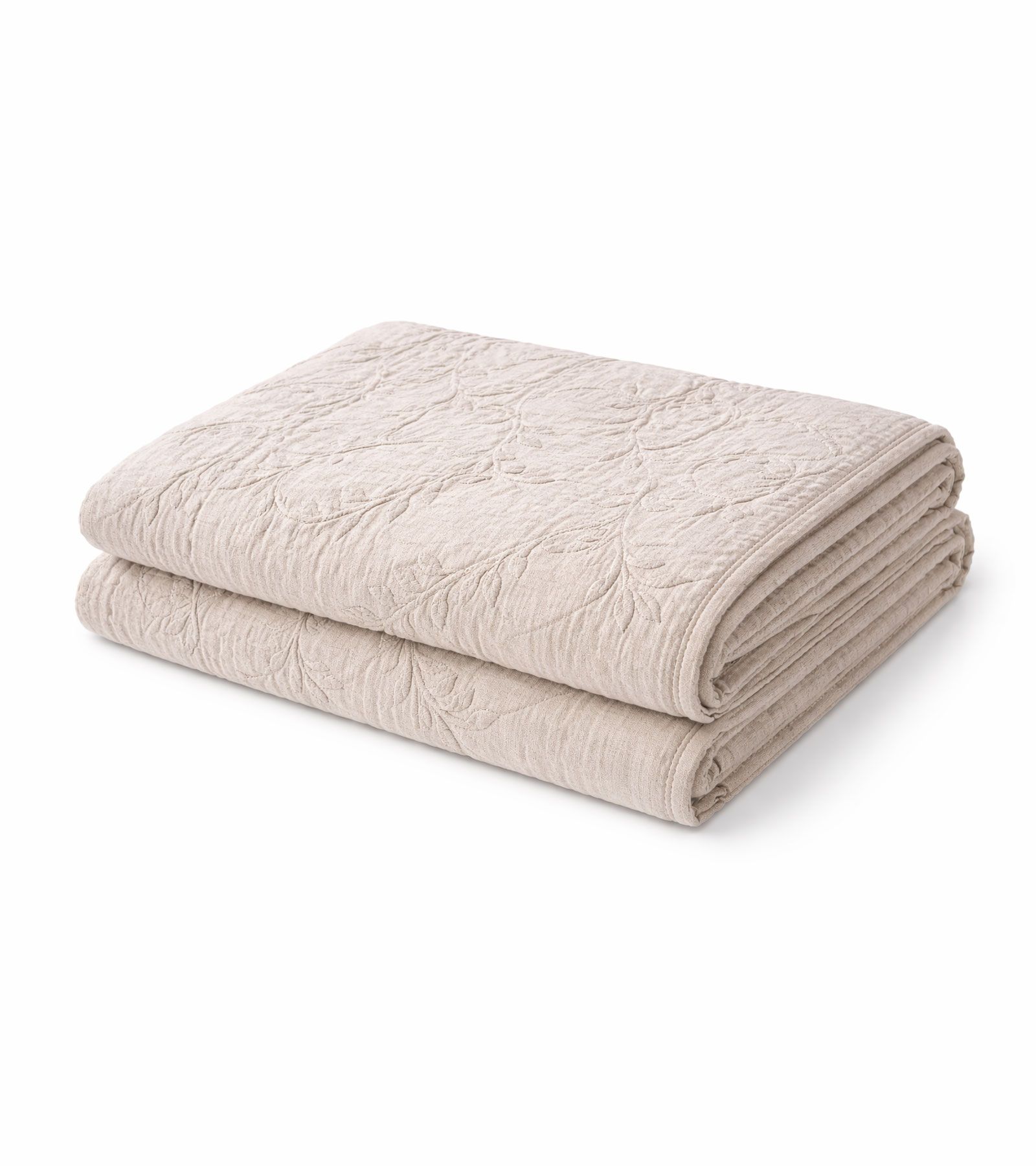 Comprar Colcha bouti artesanal color piedra 240×260 para cama 150/160 con acolchado ligero