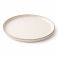 Bandeja de cerámica artesanal arena 28 cm para centro de mesa o recibidor