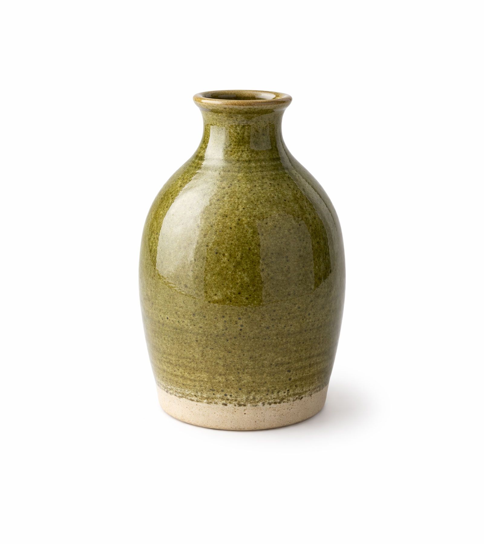Comprar Jarrón de cerámica artesanal esmaltado 22 cm pieza única varios colores